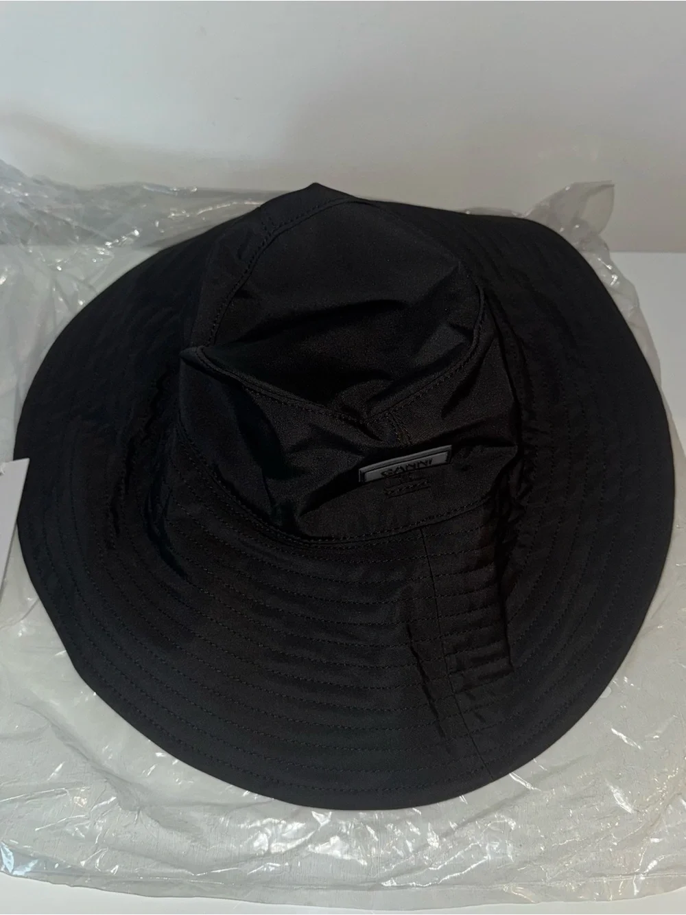 Ganni Wide Brim Bucket Hat